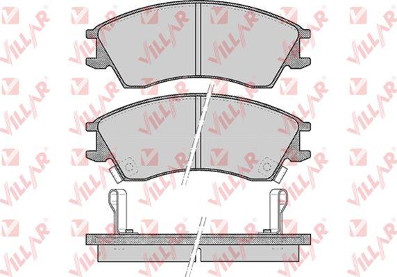 Villar 626.0543 - Гальмівні колодки, дискові гальма autozip.com.ua