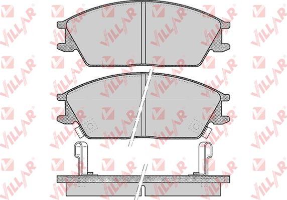 Villar 626.0542 - Гальмівні колодки, дискові гальма autozip.com.ua