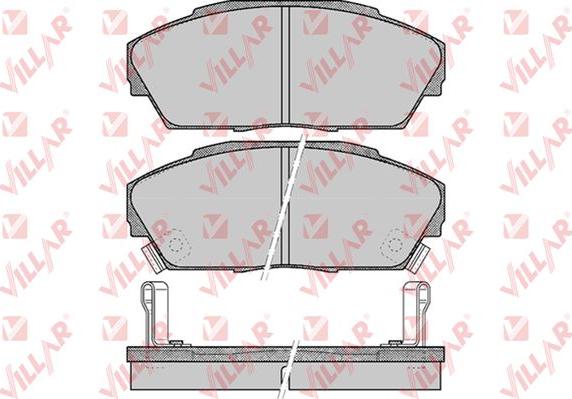 Villar 626.0555 - Гальмівні колодки, дискові гальма autozip.com.ua