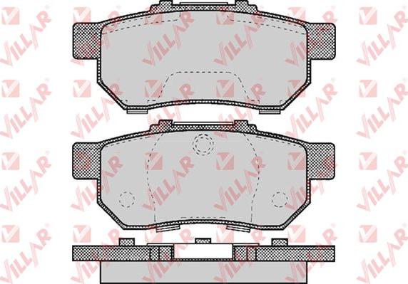 Villar 626.0505 - Гальмівні колодки, дискові гальма autozip.com.ua