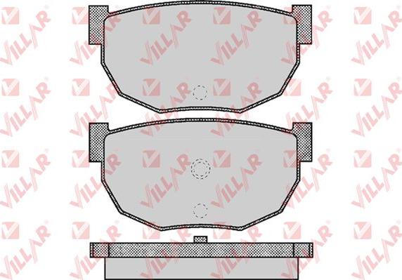 Villar 626.0503 - Гальмівні колодки, дискові гальма autozip.com.ua