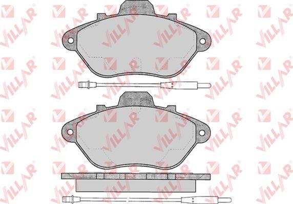 Villar 626.0583 - Гальмівні колодки, дискові гальма autozip.com.ua