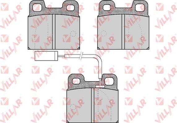 Villar 626.0531 - Гальмівні колодки, дискові гальма autozip.com.ua