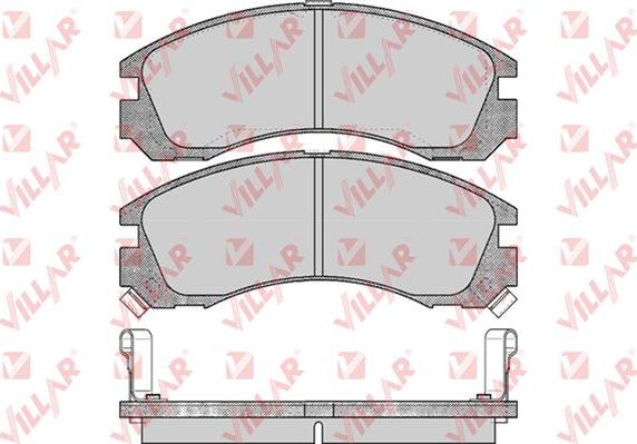 Villar 626.0578 - Гальмівні колодки, дискові гальма autozip.com.ua