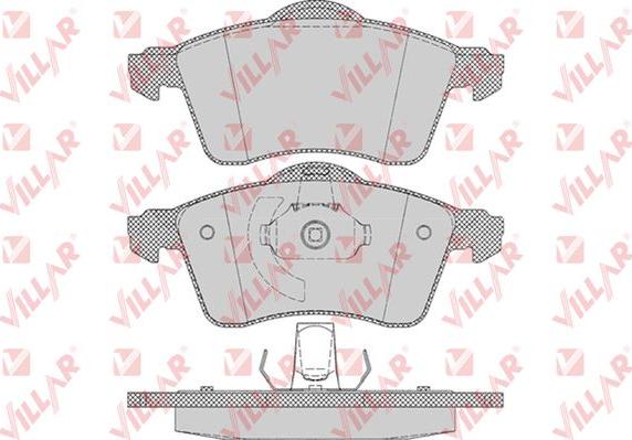 Villar 626.0645 - Гальмівні колодки, дискові гальма autozip.com.ua