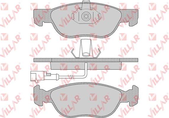 Villar 626.0646 - Гальмівні колодки, дискові гальма autozip.com.ua