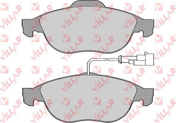 Villar 626.0664 - Гальмівні колодки, дискові гальма autozip.com.ua