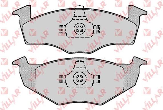 Villar 626.0667 - Гальмівні колодки, дискові гальма autozip.com.ua