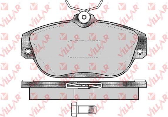 Villar 626.0601 - Гальмівні колодки, дискові гальма autozip.com.ua