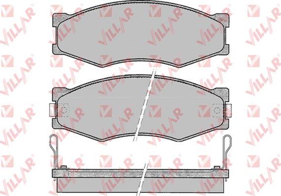 Villar 626.0092 - Гальмівні колодки, дискові гальма autozip.com.ua