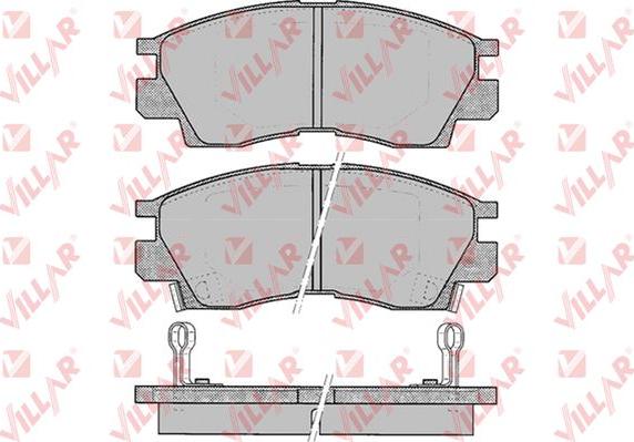 Villar 626.0042 - Гальмівні колодки, дискові гальма autozip.com.ua