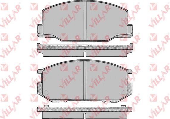 Villar 626.0064 - Гальмівні колодки, дискові гальма autozip.com.ua