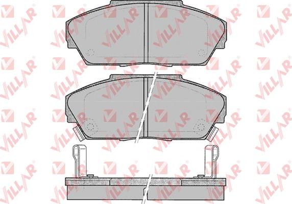 Villar 626.0080 - Гальмівні колодки, дискові гальма autozip.com.ua