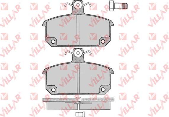 Villar 626.0196 - Гальмівні колодки, дискові гальма autozip.com.ua