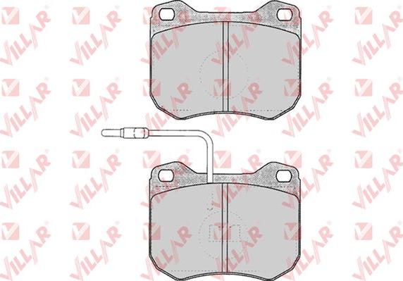 Villar 626.0146 - Гальмівні колодки, дискові гальма autozip.com.ua