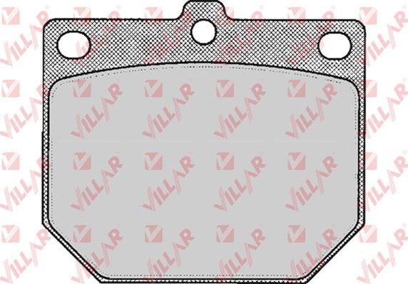 Villar 626.0166 - Гальмівні колодки, дискові гальма autozip.com.ua