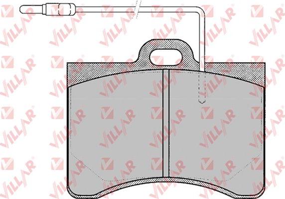 Villar 626.0132 - Гальмівні колодки, дискові гальма autozip.com.ua