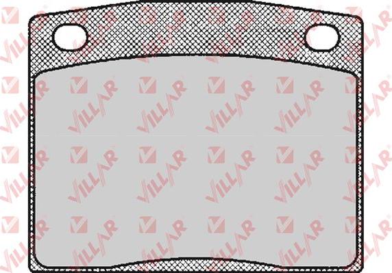 Villar 626.0173 - Гальмівні колодки, дискові гальма autozip.com.ua