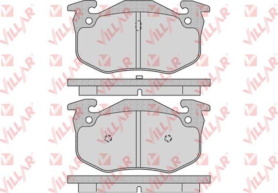 Villar 626.0801 - Гальмівні колодки, дискові гальма autozip.com.ua