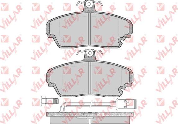 Villar 626.0340 - Гальмівні колодки, дискові гальма autozip.com.ua