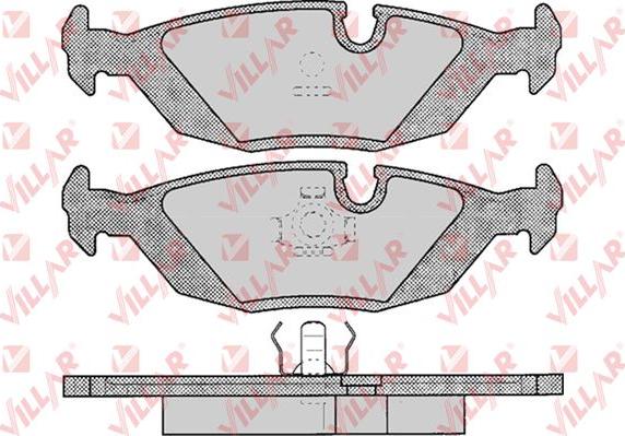 Villar 626.0306 - Гальмівні колодки, дискові гальма autozip.com.ua