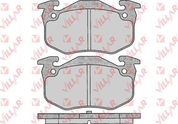 Villar 626.0307 - Гальмівні колодки, дискові гальма autozip.com.ua