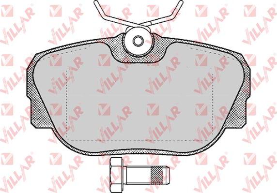 Villar 626.0319 - Гальмівні колодки, дискові гальма autozip.com.ua