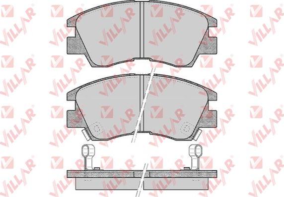 Villar 626.0315 - Гальмівні колодки, дискові гальма autozip.com.ua