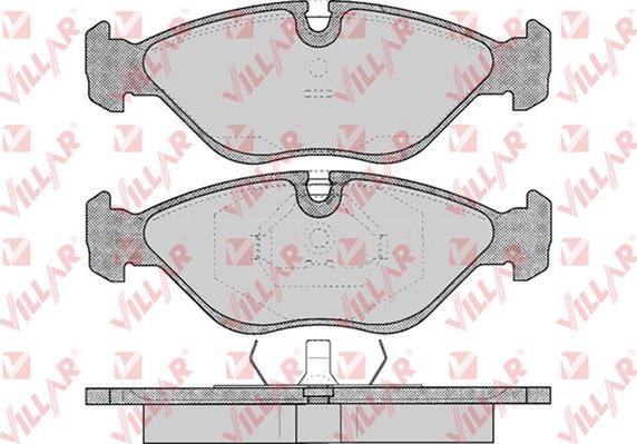 Villar 626.0310 - Гальмівні колодки, дискові гальма autozip.com.ua