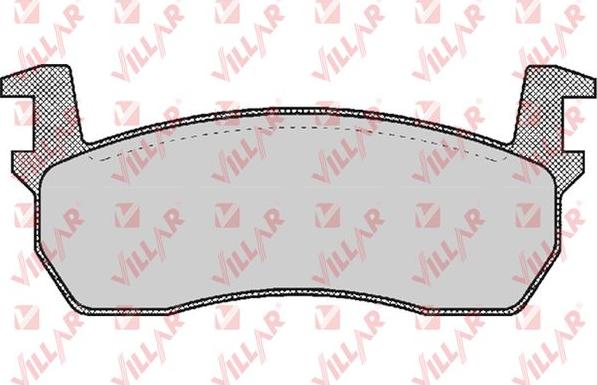 Villar 626.0313 - Гальмівні колодки, дискові гальма autozip.com.ua