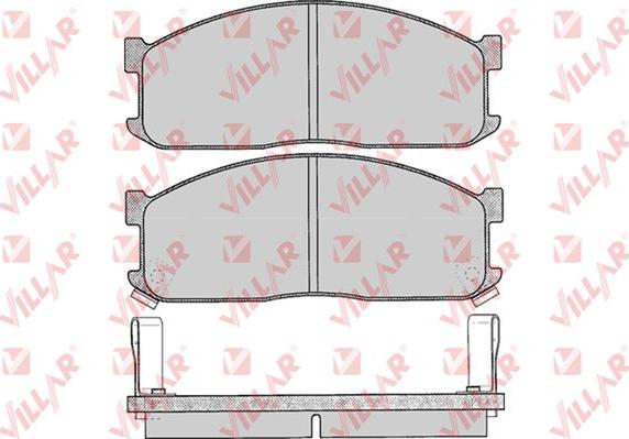 Villar 626.0335 - Гальмівні колодки, дискові гальма autozip.com.ua