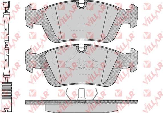 Villar 626.0331A - Гальмівні колодки, дискові гальма autozip.com.ua