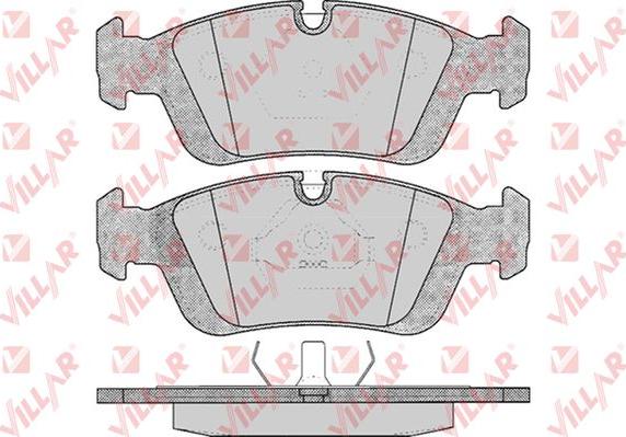 Villar 626.0331 - Гальмівні колодки, дискові гальма autozip.com.ua