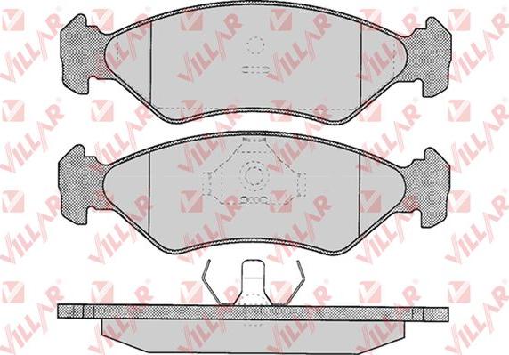 Villar 626.0295 - Гальмівні колодки, дискові гальма autozip.com.ua