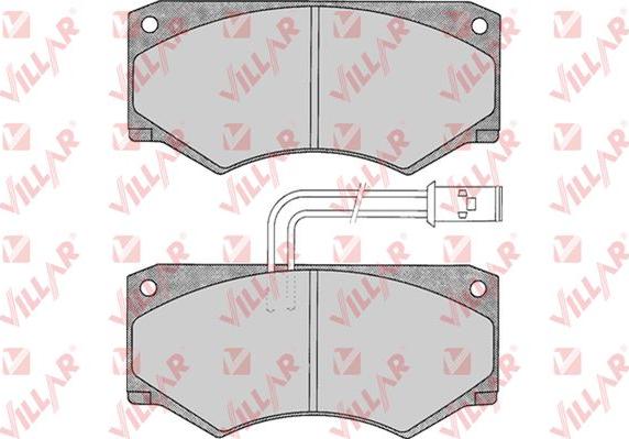 Villar 626.0292 - Гальмівні колодки, дискові гальма autozip.com.ua