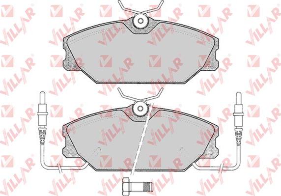 Villar 626.0258 - Гальмівні колодки, дискові гальма autozip.com.ua