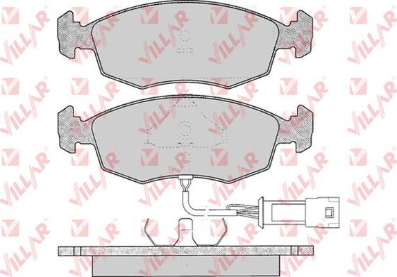 Villar 626.0269 - Гальмівні колодки, дискові гальма autozip.com.ua