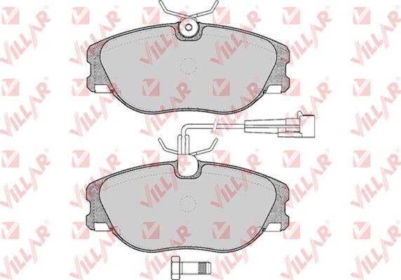 Villar 626.0286 - Гальмівні колодки, дискові гальма autozip.com.ua