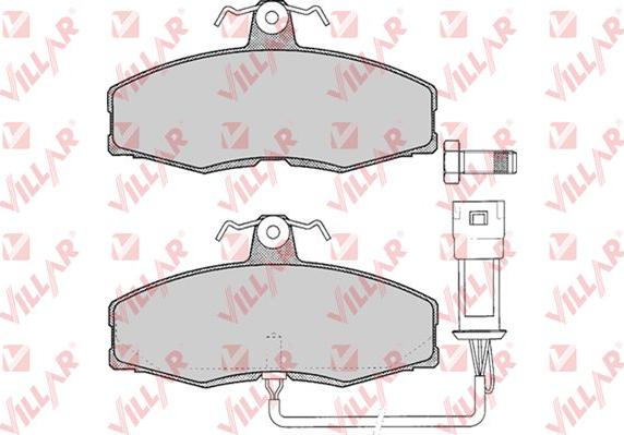 Villar 626.0235 - Гальмівні колодки, дискові гальма autozip.com.ua