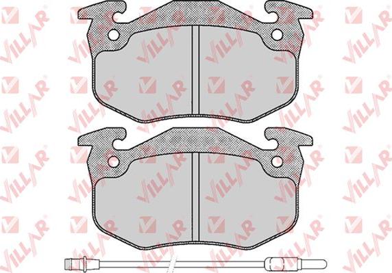 Villar 626.0231 - Гальмівні колодки, дискові гальма autozip.com.ua