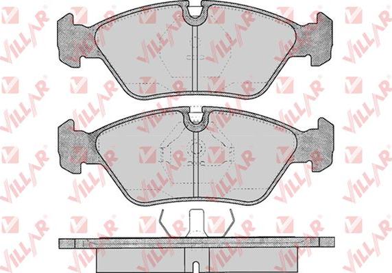 Villar 626.0237 - Гальмівні колодки, дискові гальма autozip.com.ua