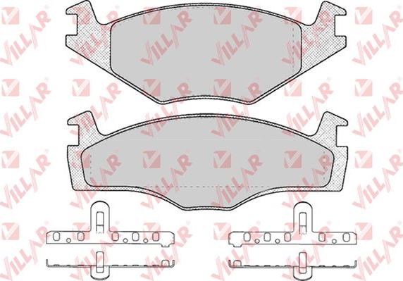 Villar 626.0224 - Гальмівні колодки, дискові гальма autozip.com.ua