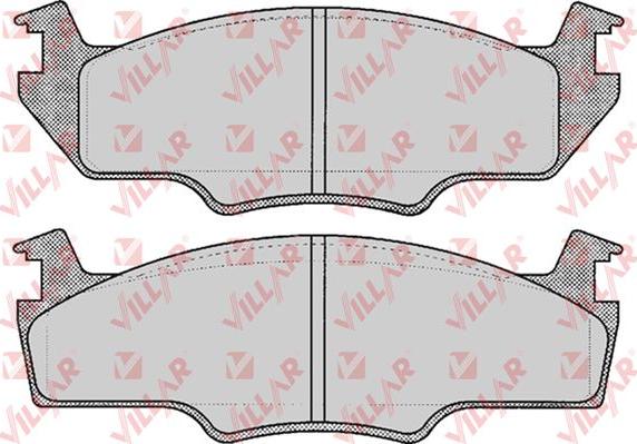 Villar 626.0226 - Гальмівні колодки, дискові гальма autozip.com.ua