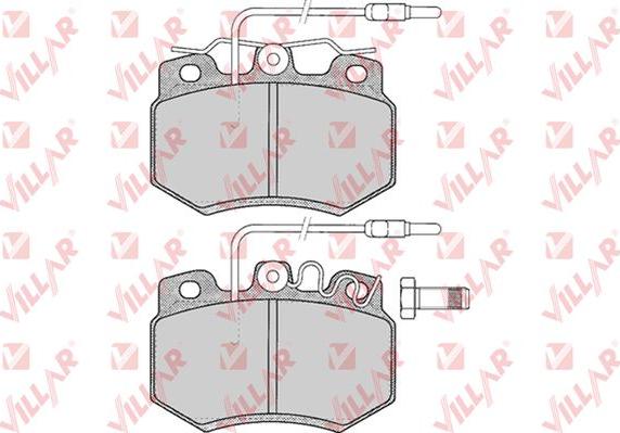 Villar 626.0274 - Гальмівні колодки, дискові гальма autozip.com.ua