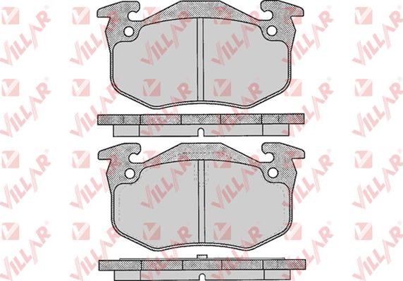 Villar 626.0275 - Гальмівні колодки, дискові гальма autozip.com.ua