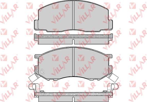 Villar 626.0270 - Гальмівні колодки, дискові гальма autozip.com.ua