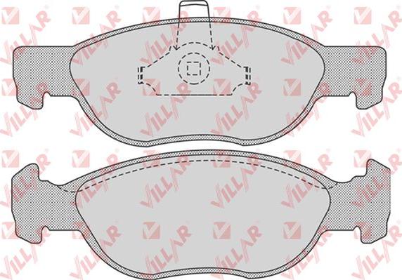 Villar 626.0740 - Гальмівні колодки, дискові гальма autozip.com.ua