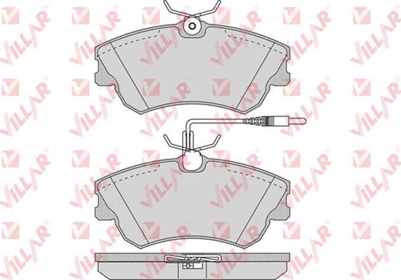 Villar 626.0750 - Гальмівні колодки, дискові гальма autozip.com.ua