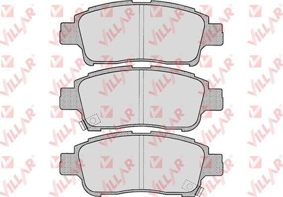 Villar 626.0700 - Гальмівні колодки, дискові гальма autozip.com.ua