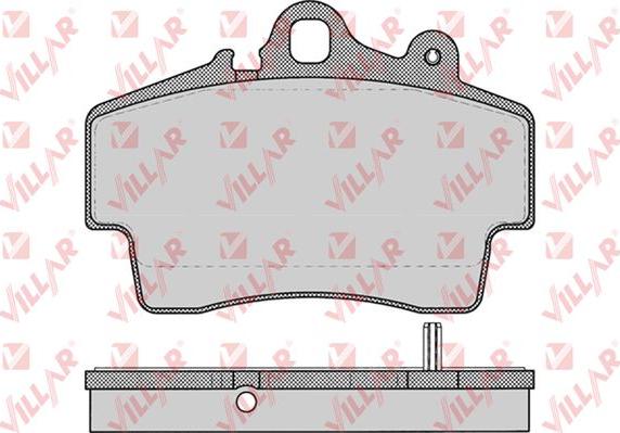 Villar 626.0722 - Гальмівні колодки, дискові гальма autozip.com.ua